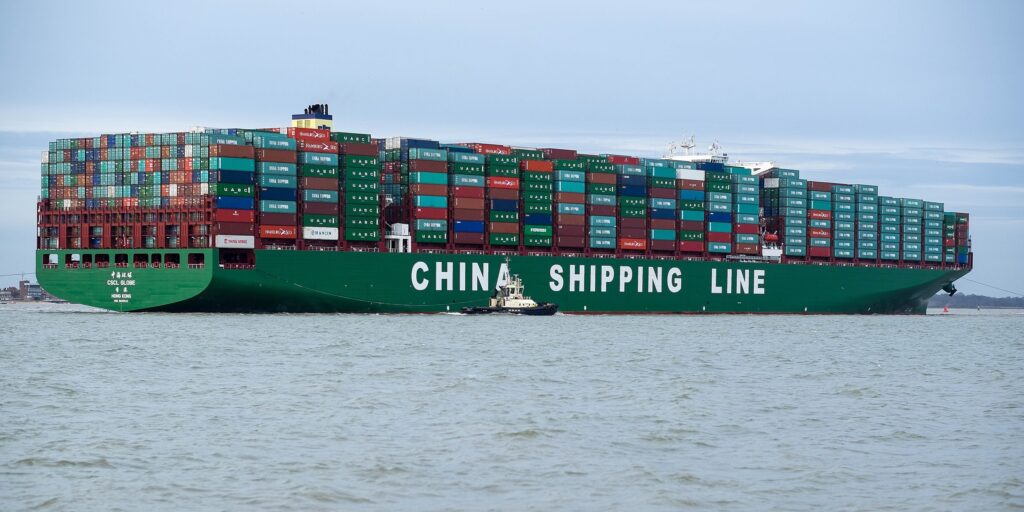 China shipment by sea