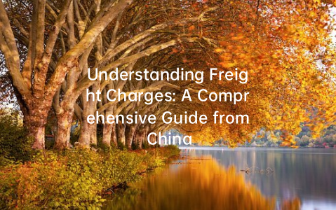 Understanding Freight Charges: A Comprehensive Guide from China